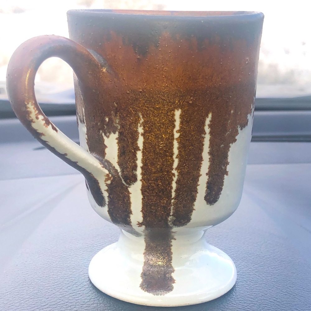 Mug, Metallic, Rustic Look Collectible